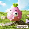 Simpatico squishy rosa frutto del drago che soffia bolle per alleviare lo stress - Frutto del Drago Bolle Squishy