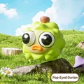 Simpatico giocattolo antistress durian con occhi sporgenti per decorazione scrivania - Durian Occhi Pop Squishy