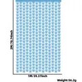 Light blue 1x2m butterfly hollow rain silk fringe curtain for party wall decoration - Light Blue