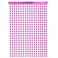 Rideau de franges à étoiles violettes avec 18 brins pour décoration de fête d'anniversaire - 18 Pièces/Paquet / Rose Rouge