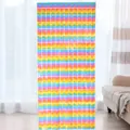 Makronen-Regenbogen-Folienvorhang für die Dekoration von Geburtstagspartys - 1m*2m / Macaron-Farbverlauf