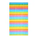 Tenda a frange quadrate arcobaleno per decorazione sfondo feste e pareti lunghezza 2m - Tenda di Carta Quadrata Macaron Opaca 1m*2m