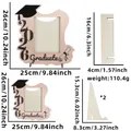 2026 wooden graduation photo frame dimensions and weight details for desktop display - Graduation Memorial Photo Frame (Style B) / 50 Pieces