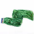 Glänzender grüner Lametta-Vorhang als Hintergrund für Geburtstage und Hochzeitsfeiern - 1m*18cm / Grün