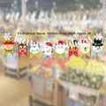 Festive Christmas paper banner bunting with cartoon characters and Merry Christmas text - B8-Forest Characters Large Combo Style