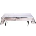 Nappe jetable 1x2,7M en feuille d'argent brillante imperméable pour décoration fete - 1M*2.7M / Argenté