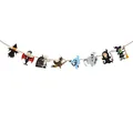 Halloween cartoon character hanging banner garland for party and shop decoration - 8 Cartoon Figure Pendants (WAZ-4)