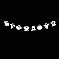 Halloween cartoon ghost hanging banner garland for home and school party wall decoration - 8 Different Expression Ghosts (WAZ-1)