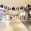 Halloween cartoon hanging banner bunting with pumpkin and ghost for shop party decoration - Halloween Character Combination (WZ-28)