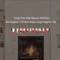 Halloween bloody splatter bunting banner with 3m cord for fireplace party decoration - Blood Splatter Effect Triangle Flags (WZ-36)