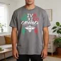 Graues Unisex Viva Mexico Cabrones Unabhängigkeitstag Baumwoll-T-Shirt mit Grafikdruck - XS / Tops / Weiß