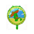 18-Zoll runder mexikanischer Folienballon mit Kaktus und Gitarre für Dekoration - Kaktus / 18 Zoll