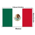 Drapeau national du Mexique premium 150x90cm pour décorations de fête d'indépendance - Drapeau du Mexique / 90x150cm / Couleur du Drapeau Mexicain