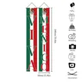 Striscioni Viva Mexico per l'Indipendenza del Messico e decorazioni festive party - Distico Decorativo Verticale (XYMXGDL04032513) / 30x180cm