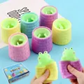 Colorful frog squeeze toy cup for stress relief, fun TPR decompression gift - Large Frog