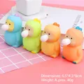 Süße Vinyl-Enten-Quetschspielzeuge in bunten Dinosaurierkostümen im 12er-Farbbox-Set - Drachen-Stil