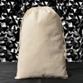 Sac en coton naturel en toile beige pour le stockage et l'emballage de plantes médicinales - 20x30cm / Blanc Naturel