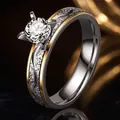 24-e-4 Zirconite Women's Style 4mm (refunds And Exchanges Guaranteed If It Fades) / Size 7