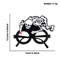 Halloween skeleton decorative glasses frame for scary party costume props - Skull Dagger Style B