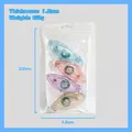 Confezione da 4 dispenser di nastro biadesivo colorato in una borsa trasparente - Nastro Adesivo a Punti Lungo Largo (0120) / Colori Misti