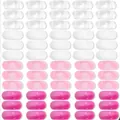 50pcs multi-color acrylic barrel beads for dreadlocks hair braiding DIY accessories - Four-Color Gradient Pink