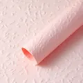 Premium pink stone textured gift wrapping paper with embossed floral pattern details - Embossed Stone Texture Paper / 10 Sheets/Pack (50*50cm) / Peach Pink