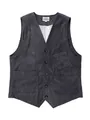 Gilet classique en velours côtelé gris anthracite pour homme avec boutons. - 0XL / Haut (6083) / Gris
