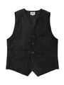 Gilet da uomo in velluto a coste nero, stile retrò americano per abbigliamento casual - XS / Tops / Nero