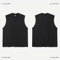 Débardeur unisexe en coton lourd 300g noir par BreakSilence, style urbain minimaliste - M / Tops / Noir