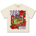 T-shirt vintage 1992 Rose Bowl Game in cotone lavato pesante crema stampata uomo - S / Tops / crema