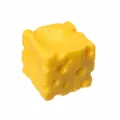 Giocattolo squishy a forma di formaggio giallo da 5cm a rimbalzo lento per antistress - Formaggio di Farina a Lento Ritorno 5CM / Cubo 5CM