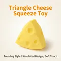 Soft simulated triangle cheese squishy toy with slow rebound stress relief feature - Triangle Flour Cheese / Triangle