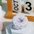Lila strukturierter Squishy-Stressball mit Blasen und langsamem Rücksprungeffekt - Taro-bälle In Lila [inklusive Kostenloser Luftpumpe]