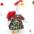 Back to school themed porch goose outfit includes dress red hat and backpack set - Back to School Black Outfit Style
