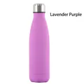 Doppelwandige vakuumisolierte 304 Edelstahl Sport-Wasserflasche in Roland-Violett - 500ml / Violett