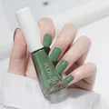 Quick-drying water-based peelable healthy nail polish in vintage green color, 10ml bottle - Normal Specification / Matcha (N5)