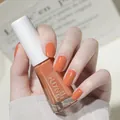 Long-lasting burnt orange water-based peel-off nail polish for glossy professional manicure - Normal Specification / Almond (N9)