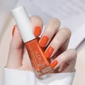 Vibrant orange peel-off water-based nail polish with a quick-dry formula for DIY manicure - Normal Specification / Orange Red (N19)