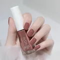 Water-based peel-off mauve pink nail polish 10ml quick dry for healthy manicure - Normal Specification / Reddish Brown (N26)
