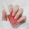Water-based peelable pink glitter nail polish in 10ml bottle for healthy manicure - Normal Specification / Colorful Candy (N32)