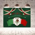 Mexican Independence Day backdrop banner with Viva Mexico print for party decoration - 1810 Commemorative Style (yxq221) / 150x100cm