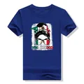 T-shirt en coton bleu marine avec motif drapeau Viva Mexico pour la fête de l'indépendance - S / Tops / Bleu