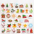 Set van 38 kerst zachte magnetische koelkastmagneten met gedetailleerde afmetingen - Kerstmis Stijl / 38 Stuks