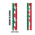 Pancartas decorativas para el porche del Día de la Independencia de México Viva - 30X340 / Color Bandera México