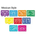 Bannières mexicaines colorées papel picado pour déco de fête Cinco de Mayo - Style Mexique