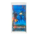 Nappe d'Halloween jetable en PVC avec motif de maison hantée et de citrouilles - Style de Clown d'Halloween / 3 Épaisseur de Soie