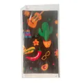 Nappe jetable en PVC thème mexicain pour décorations de fête dans son emballage - Style de Fiesta Mexicaine