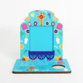 Día de Muertos wooden photo frame with traditional Mexican patterns and Spanish quote - Style 9 / Single Piece Price