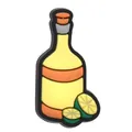Mexican Day of the Dead themed PVC soft rubber tequila bottle charm with lime for DIY crafts - Tequila Bottle And Lime (07)