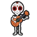 Day of the Dead skeleton character charm playing guitar for DIY phone case and fridge magnet - Skeleton Holding Guitar (14)